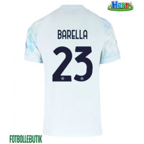 Inter Milan Nicolo Barella #23 Bortatröja 2025-26 Kortärmad